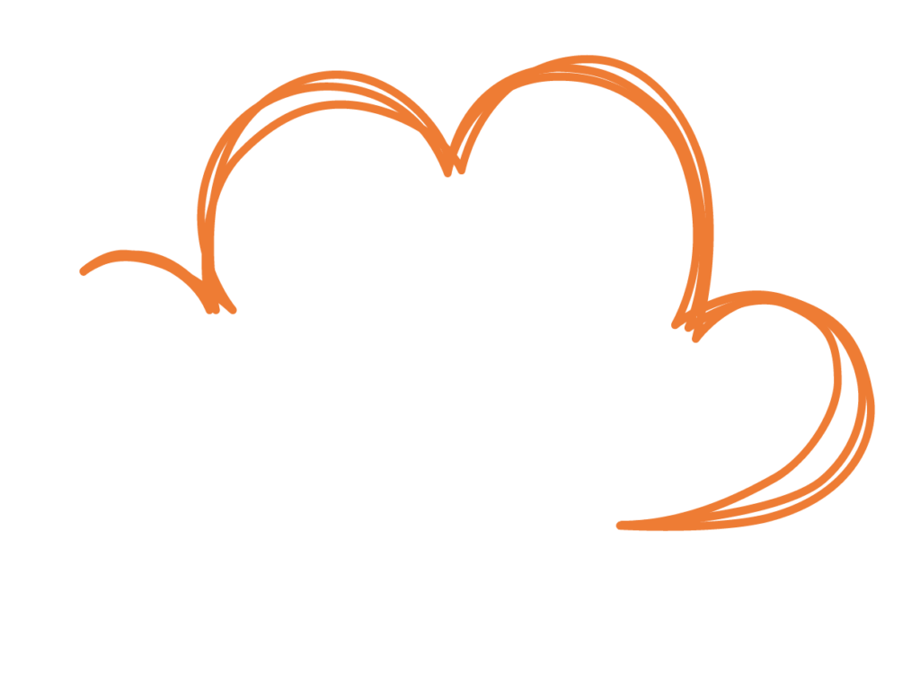lucy in the cloud logo white