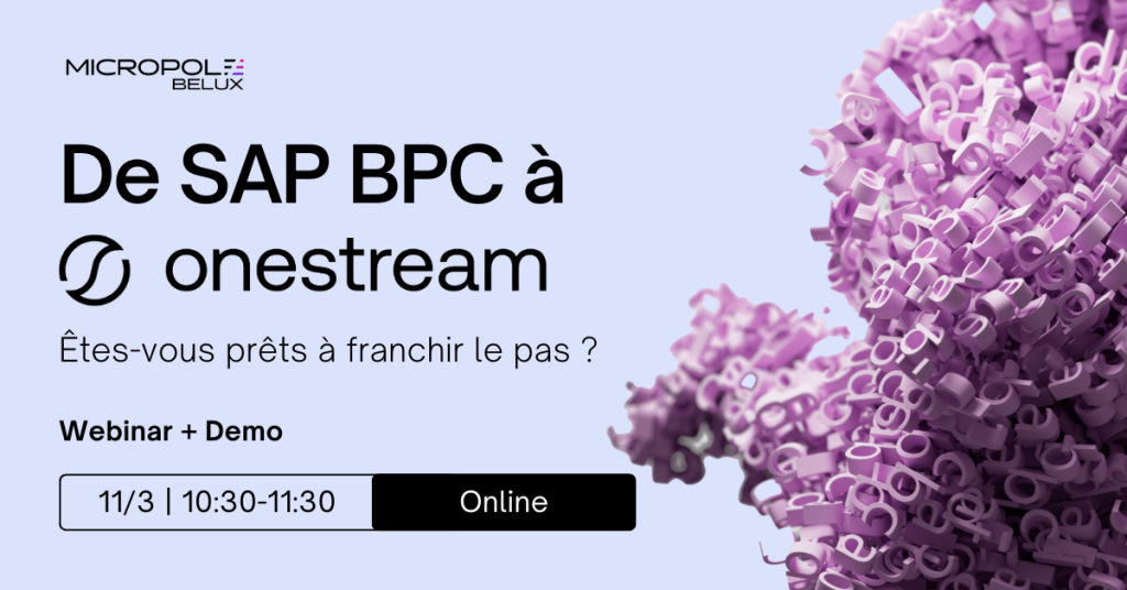 De SAP BPC à OneStream